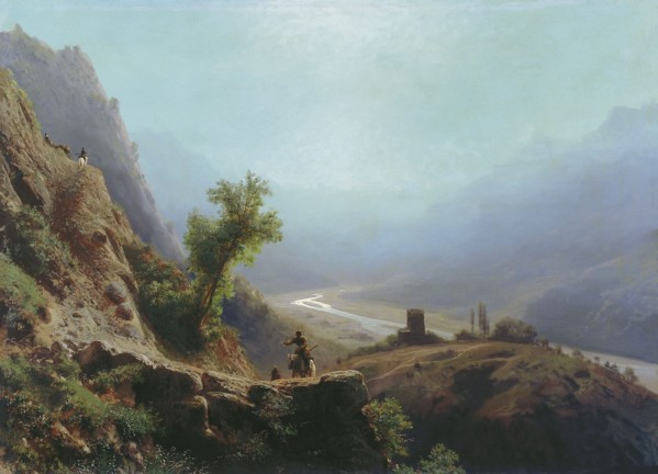 In the Caucasus Mountains by Lev Lagorio
